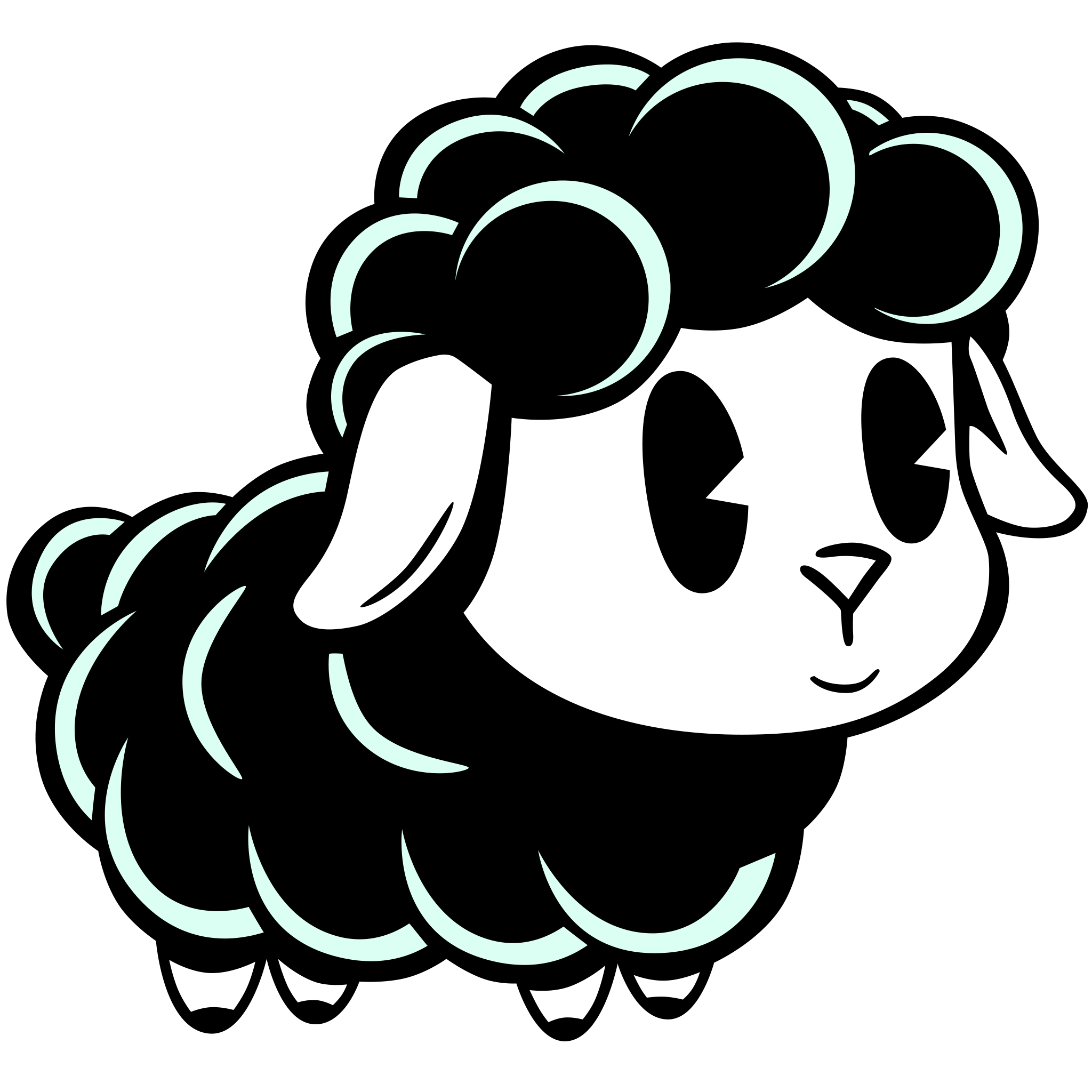 Logo of a Black Sheep